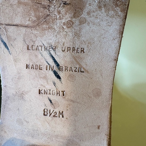 Sandra Miller Brown Raffia & Suede T-Strap Flats – Made in Brazil Size 8.5M - Picture 9 of 11